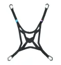 Helmet-snowshoe holder
