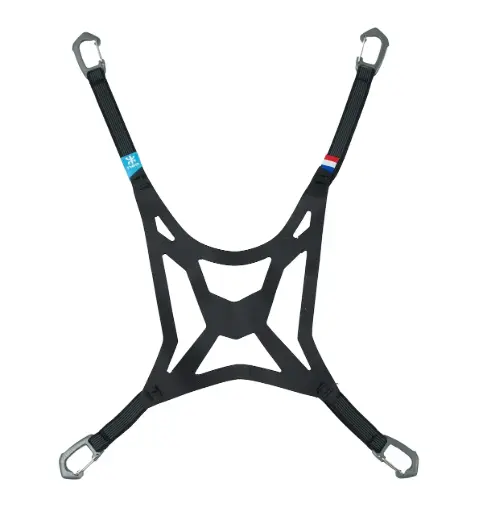 Helmet-snowshoe holder